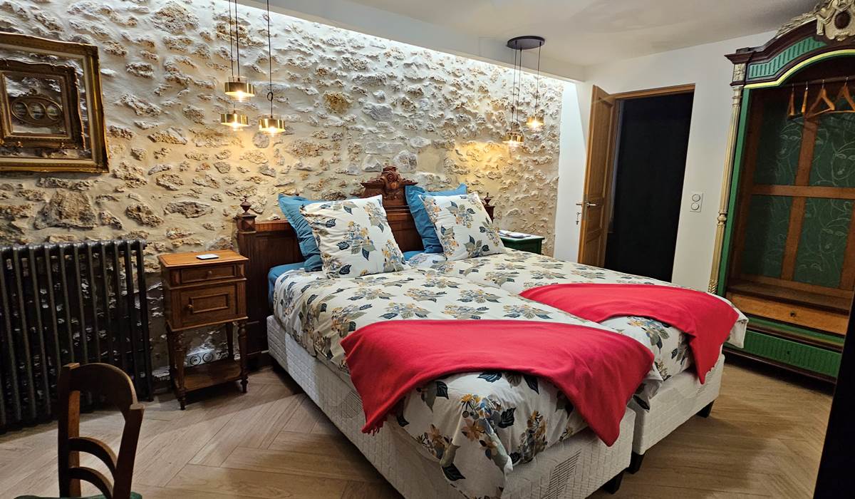 CHAMBRE RDC 2 LITS 90