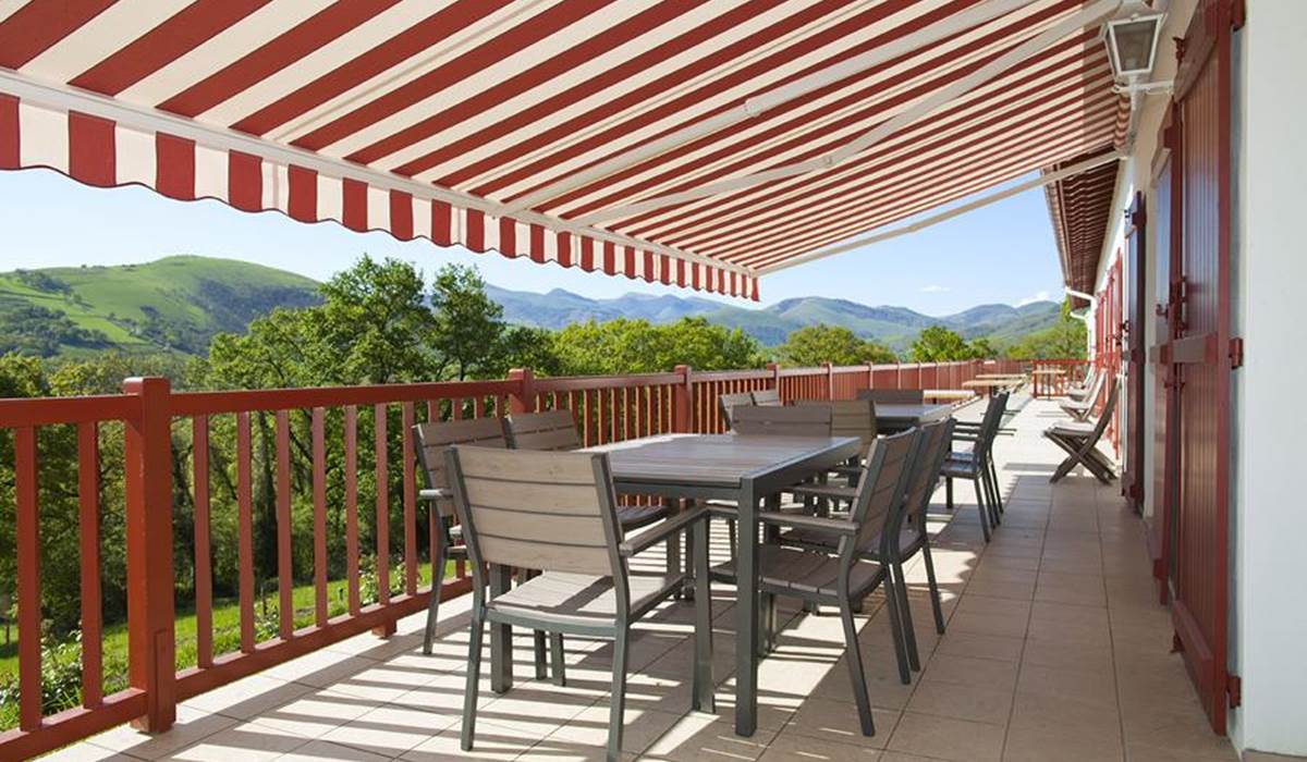 Gite Izarrak_Compostelle_pays basque_terrasse
