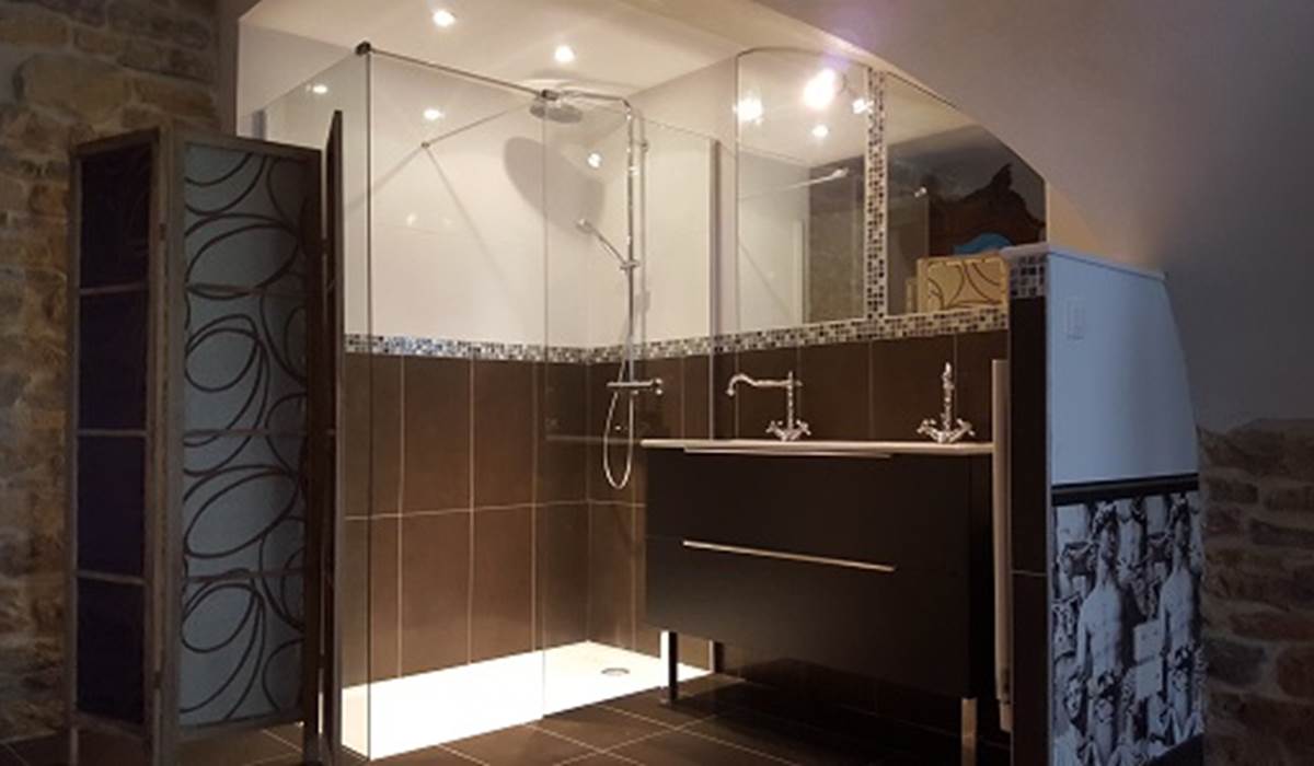 Douche à l'italienne