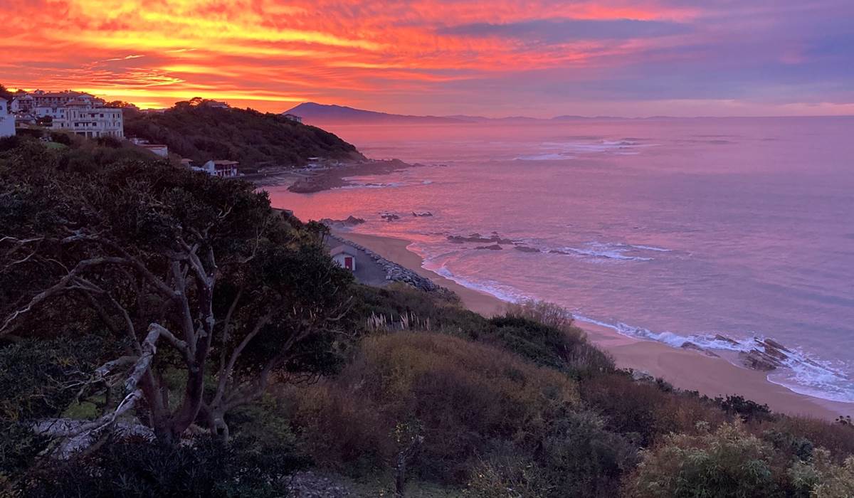VILLA ETCHE CAROLA BIDART - Coucher de soleil