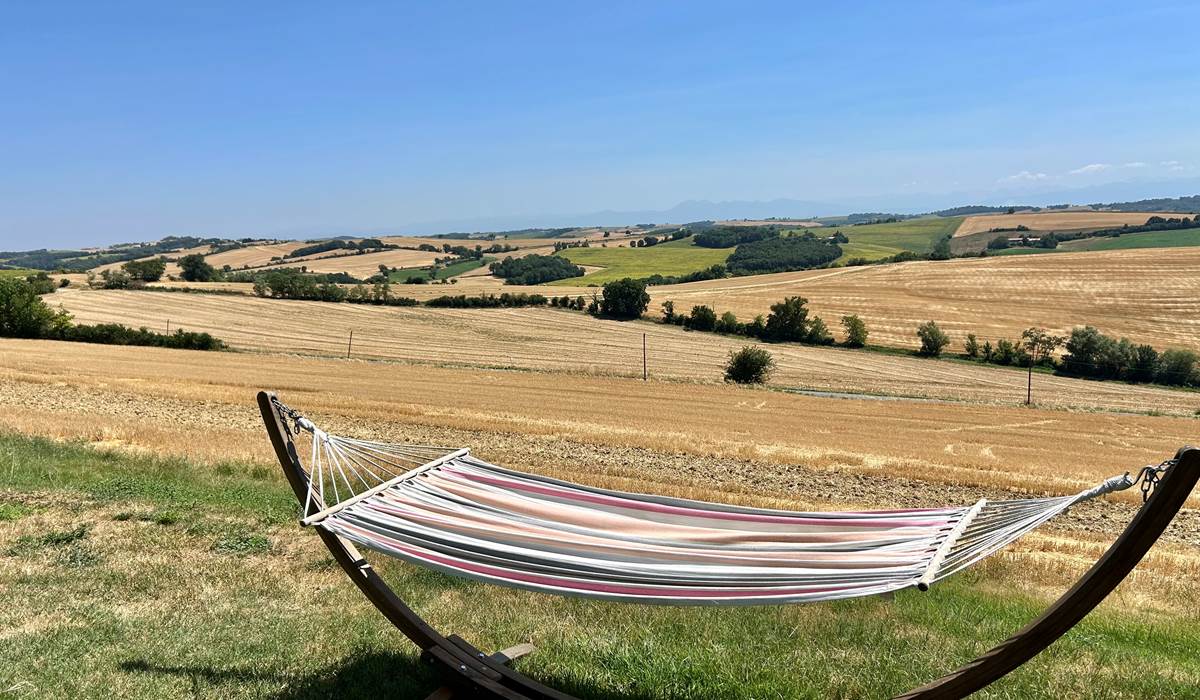 Coin détente en pleine campagne