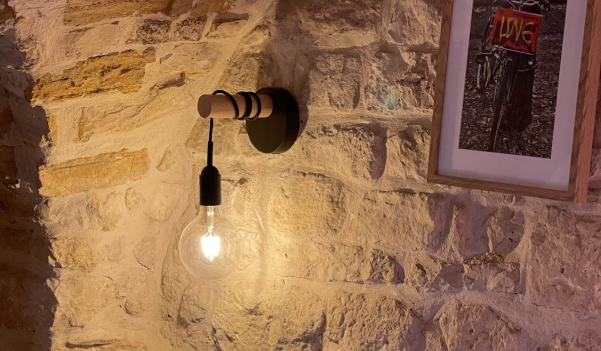 SALON de´tail lampe+tableau