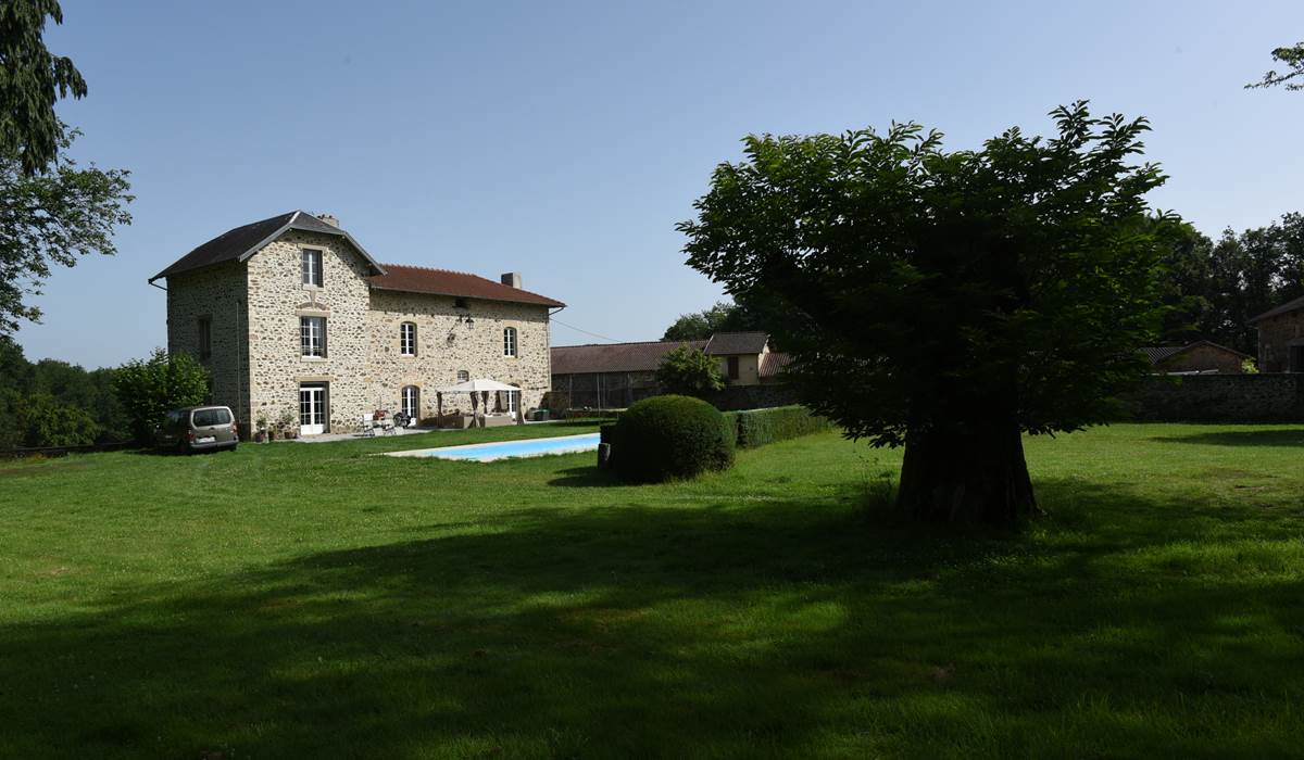 Le jardin, Maison d’hôtes la Babinerie,  Saint Léonard de Noblat, Haute Vienne, Nouvelle Aquitaine,