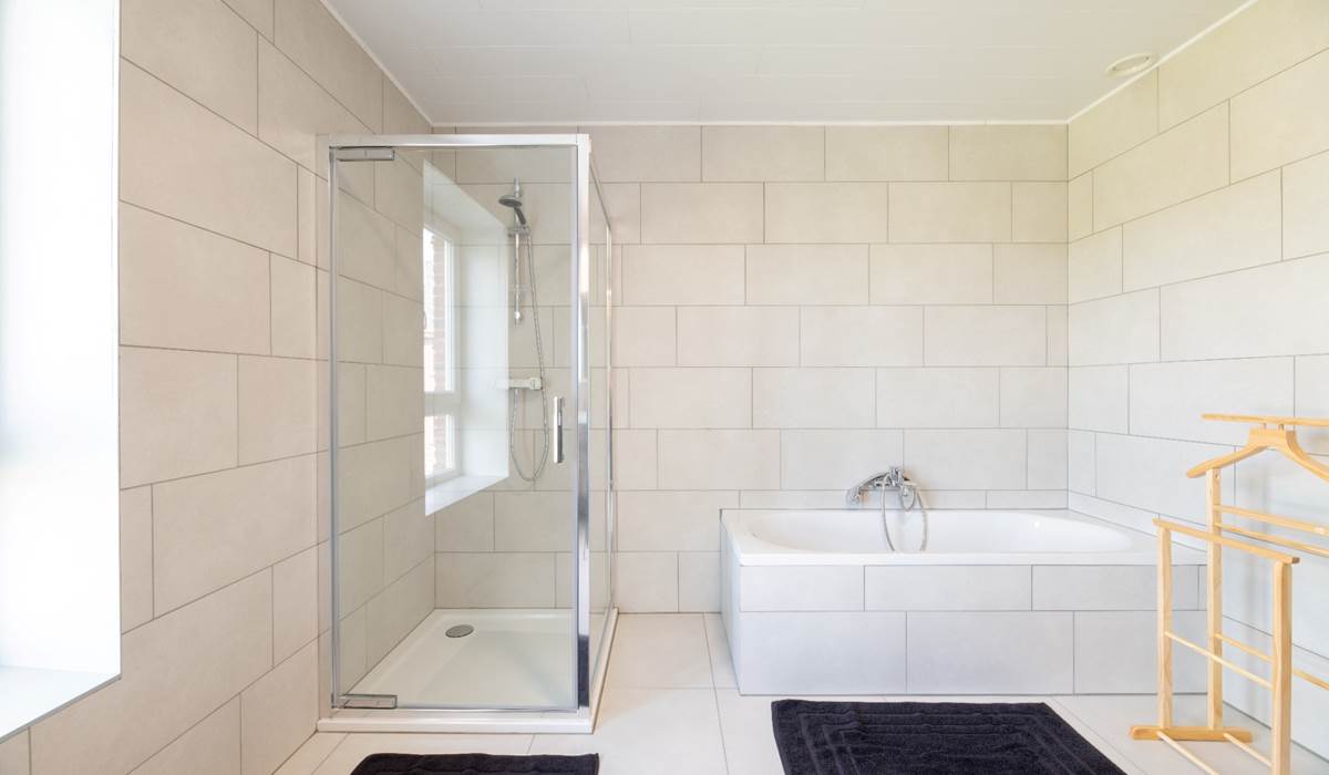 Gîtes de Juliane et Eric - Au jardin de Mamy bleue - gîte 4 personnes - salle de bain