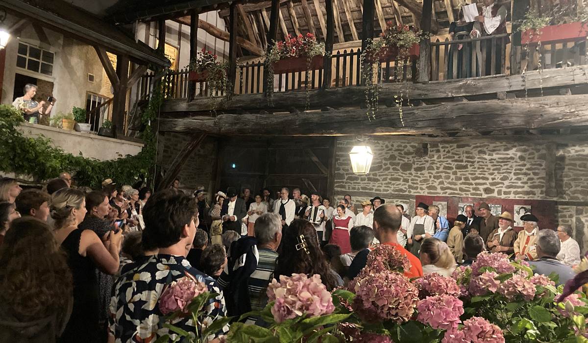 Dernière saynètes des Nocturnes théâtrales à Nolay, à la Tannerie