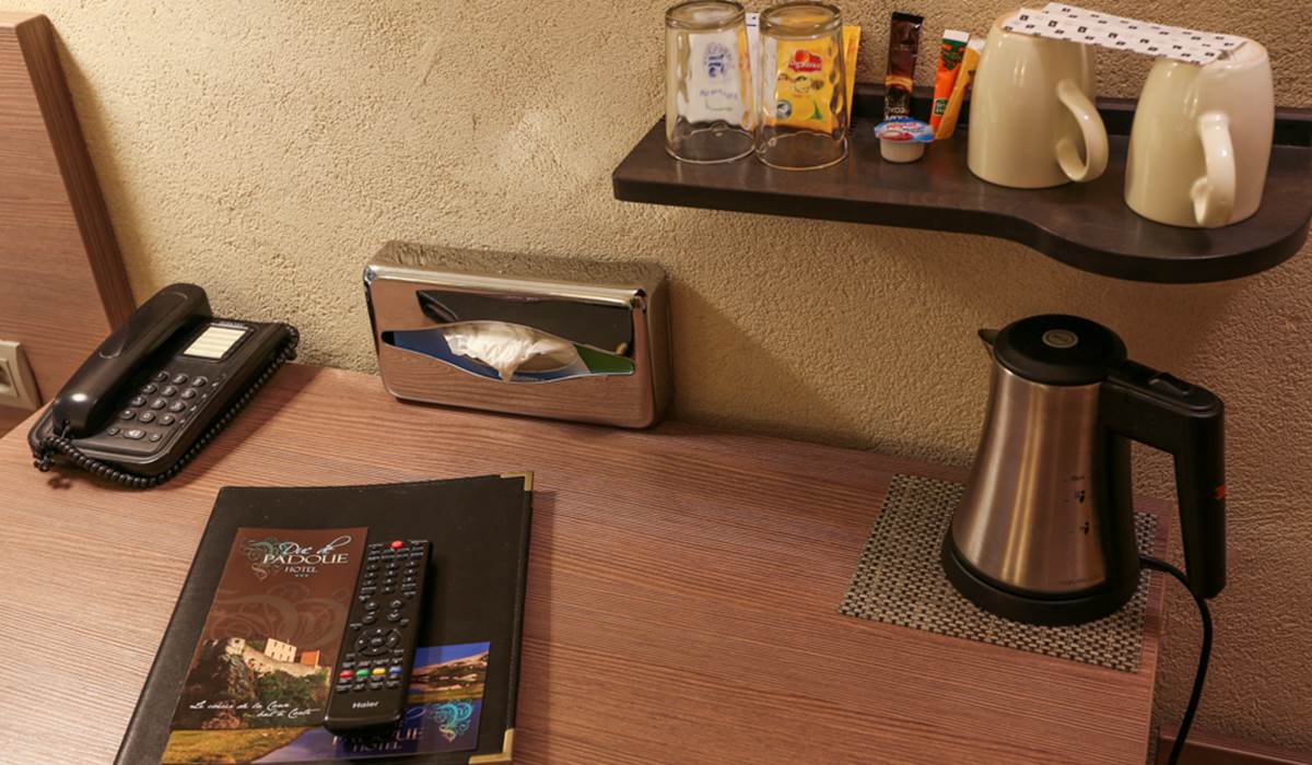 Plateau de courtoisie en chambres