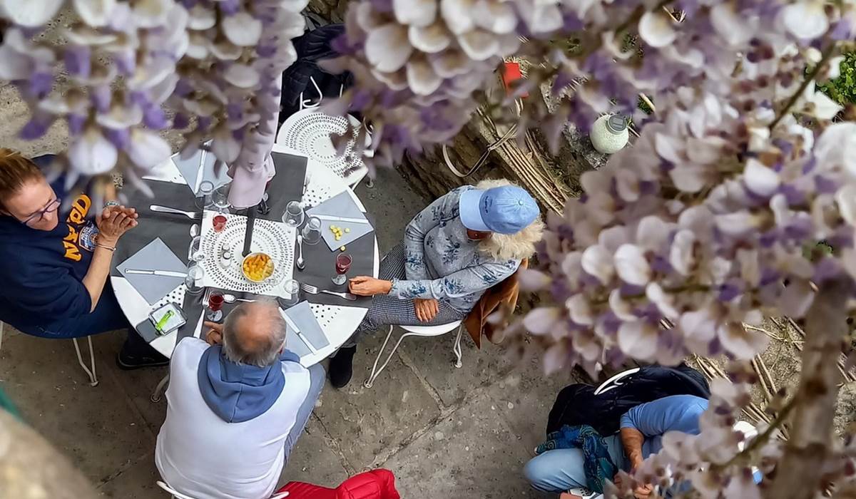 repas en terrasse