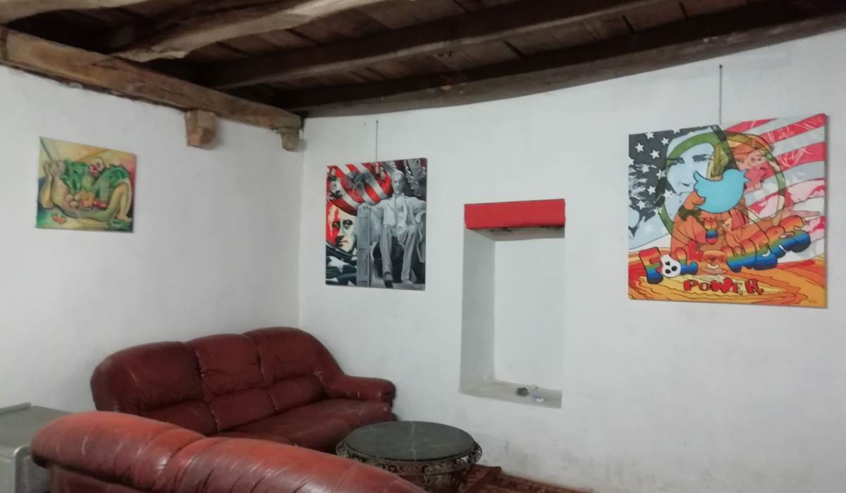 Espace billard dans une grange non chauffée