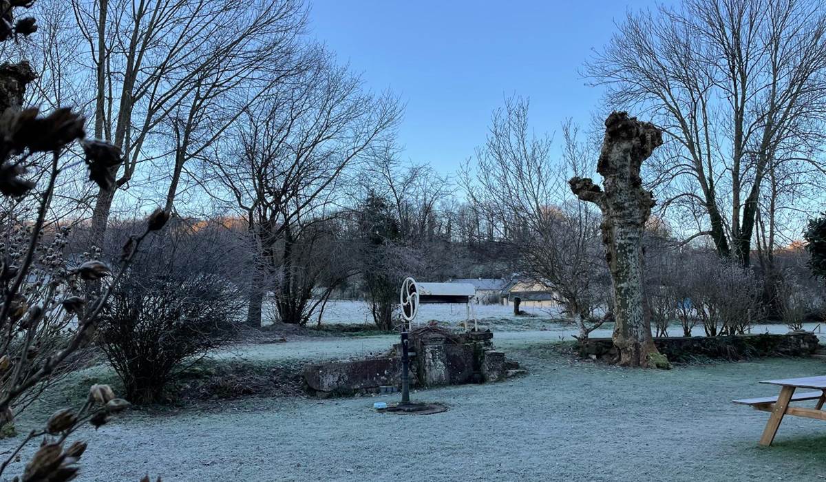La première gelée de l'hiver