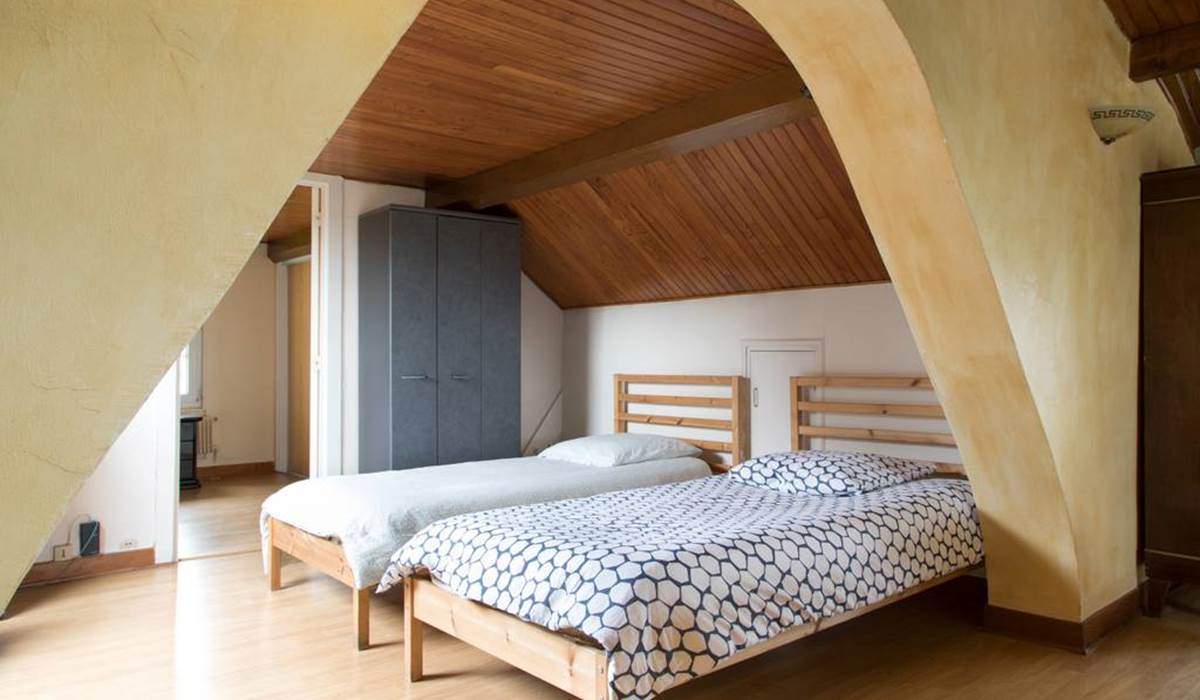 chambre comble lits simples