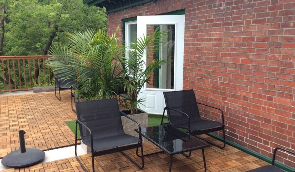 L'Ile de Garde B&B Yutta Disibodenberg en terrasse privée