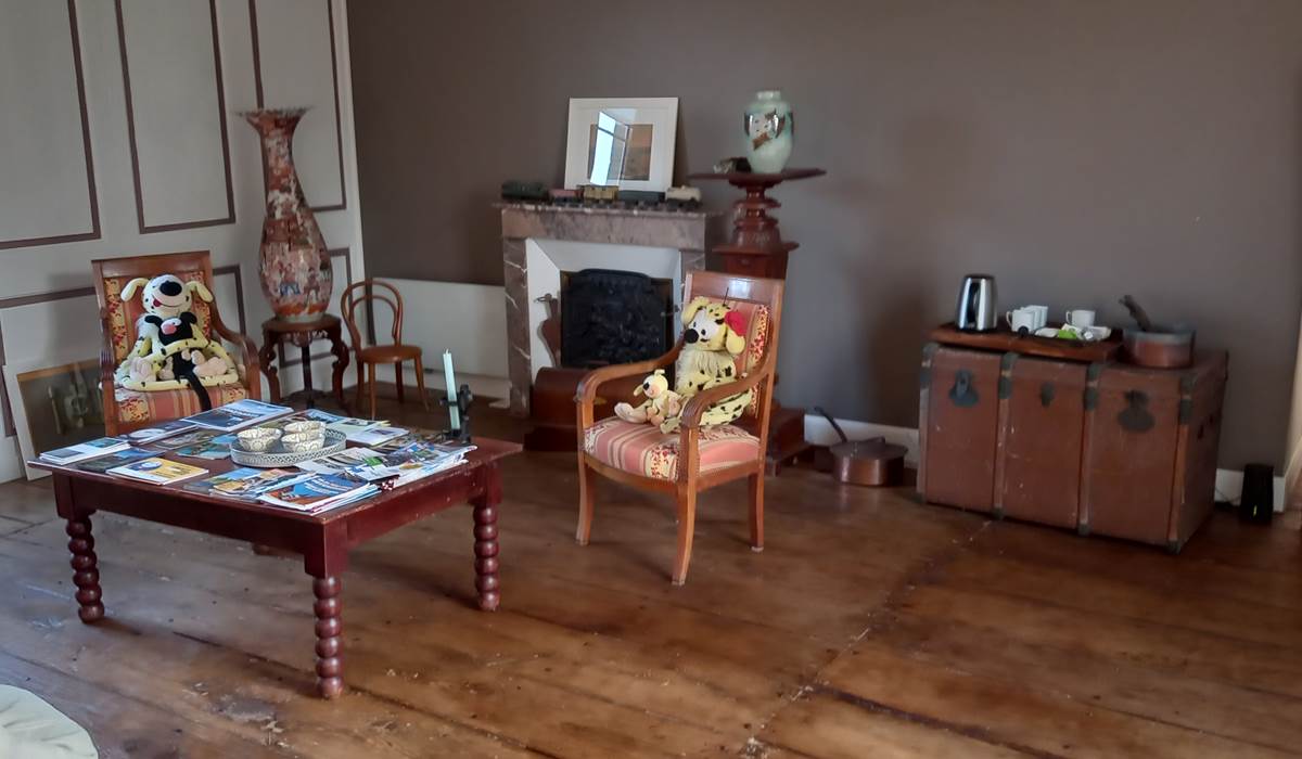 Salon du 1er étage,Maison d’hôtes la Babinerie,  Saint Léonard de Noblat, Haute Vienne, Nouvelle Aquitaine,