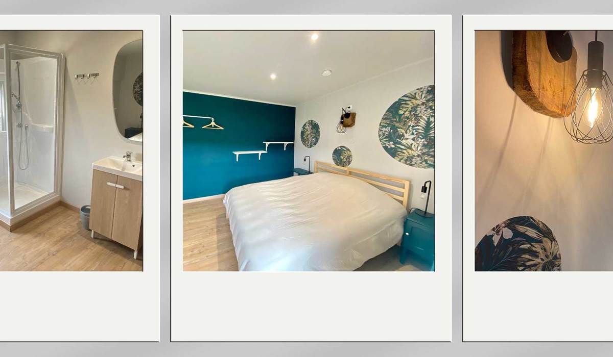 Chambre ô jardin - 2 personnes - douche privative