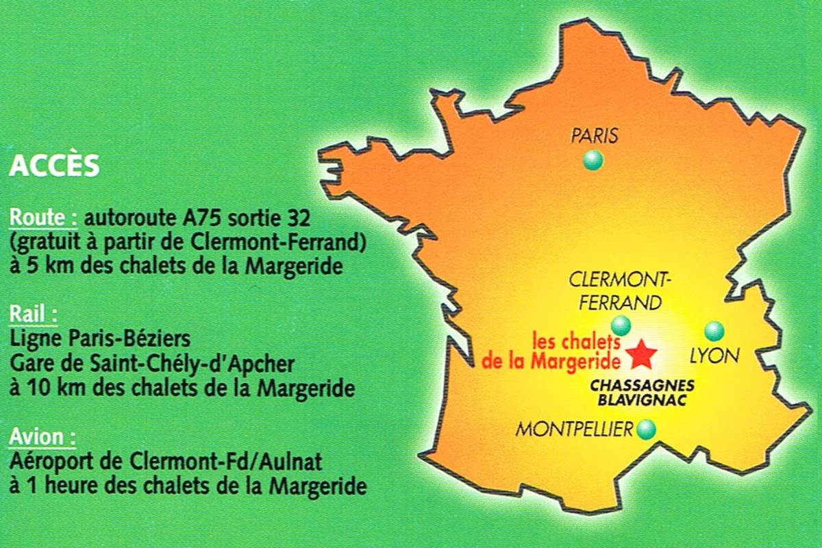 Les Chalets de la Margeride: Une position au cœur du Pays