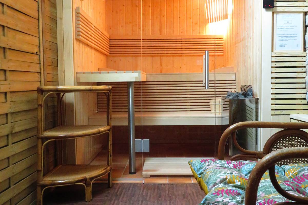 Sauna privatif a disposition