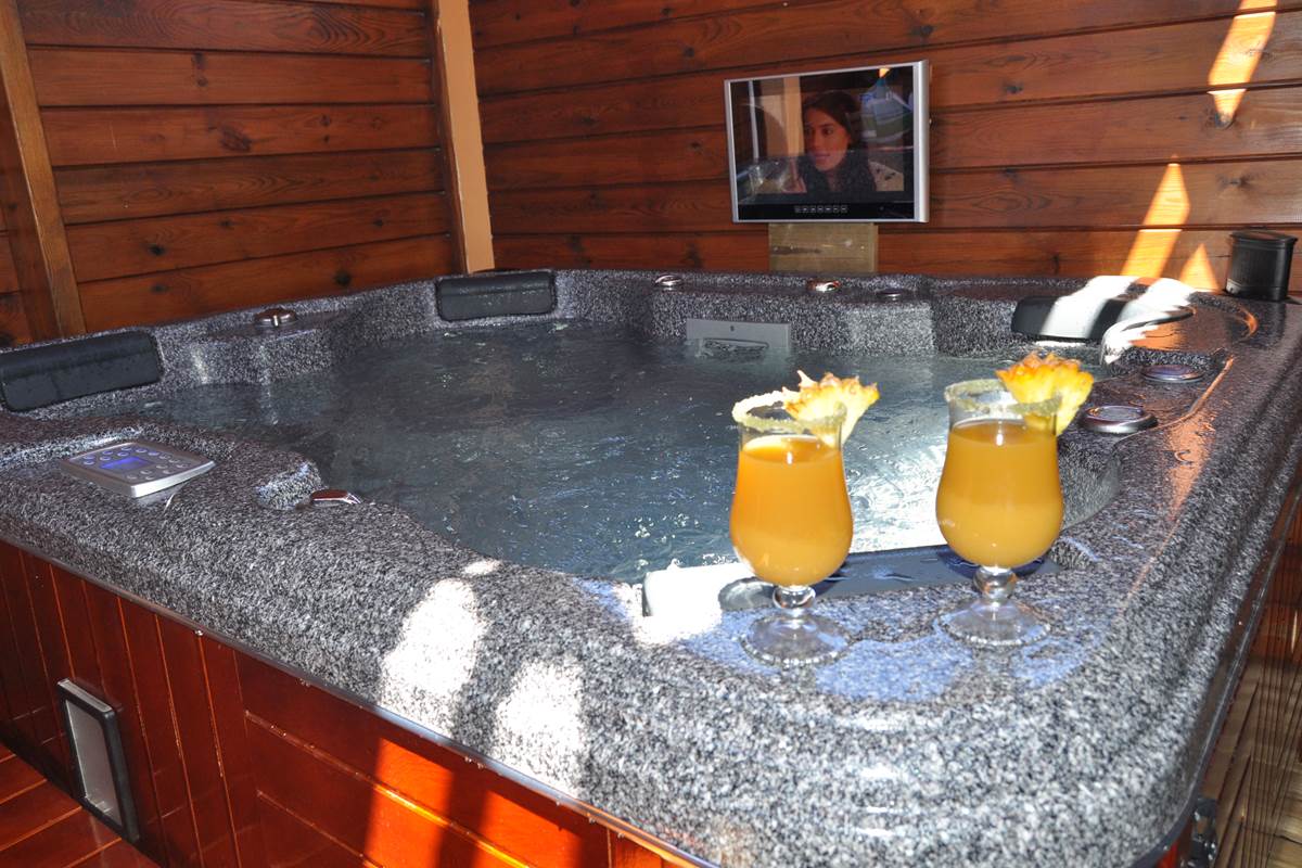 jacuzzi Privé bungalow Premium