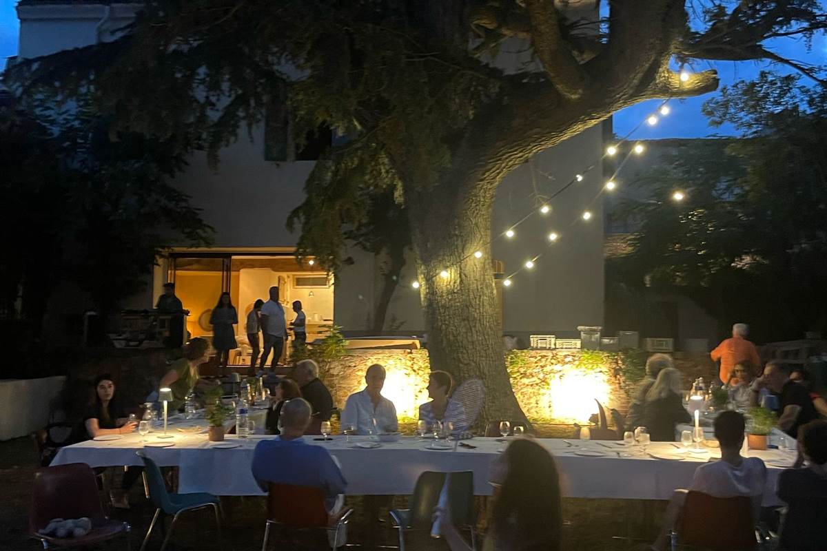 La Bastide du Cèdre-exterieur jardin nuit