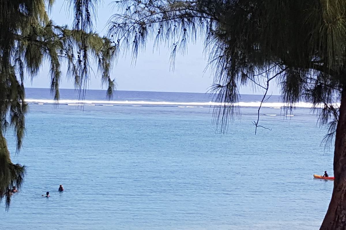 Plage de Trou d'Eau à 100m