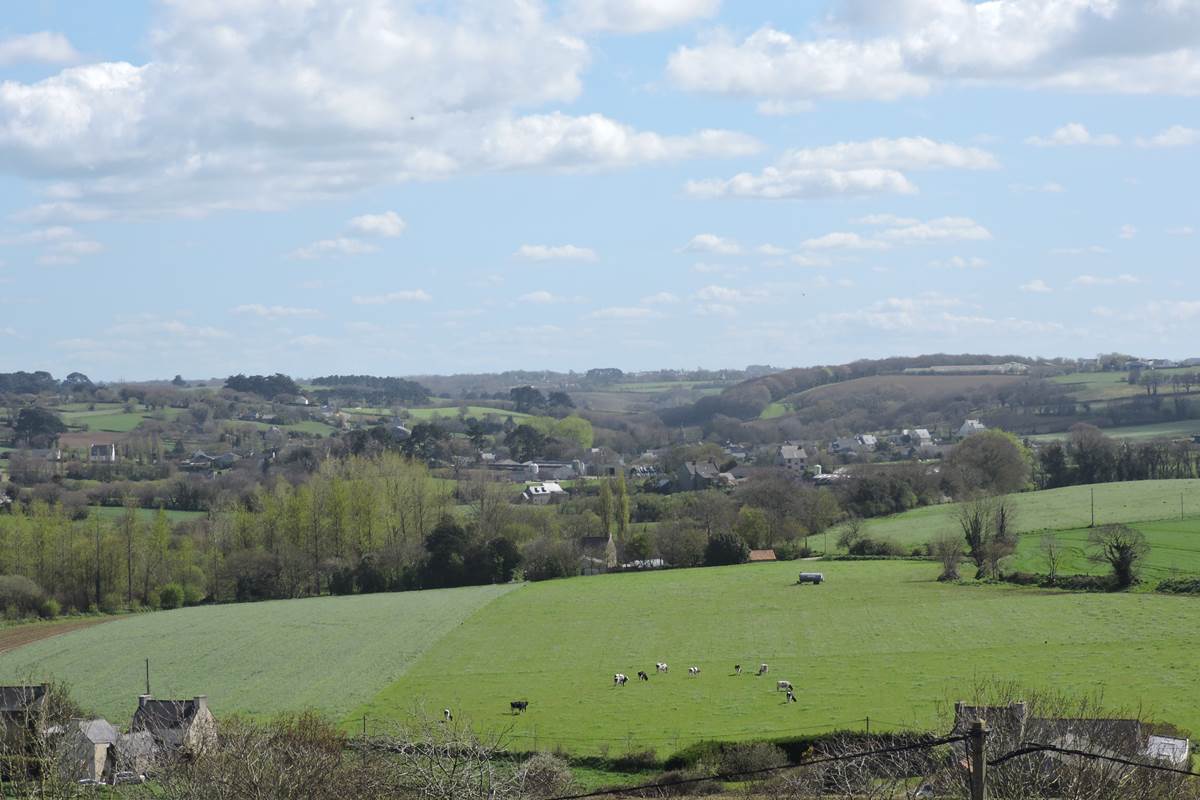 Vue sur la campagne