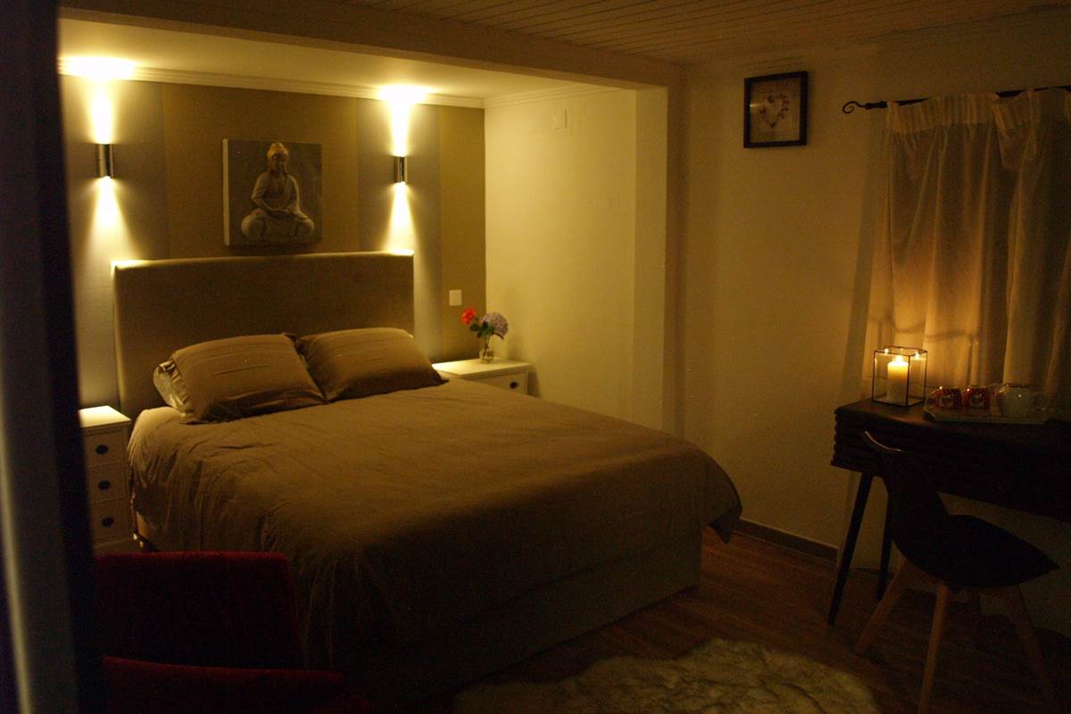 Chambre Bouddha romantique