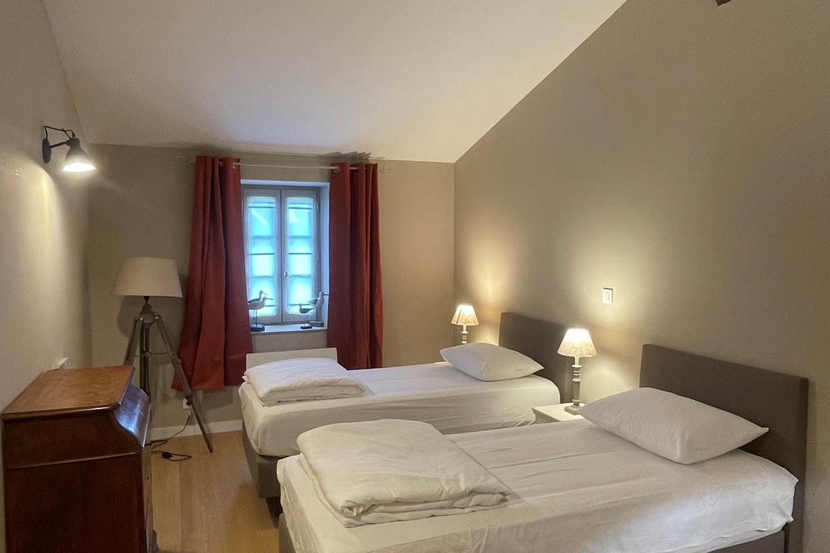Chambre deux lits jumeaux