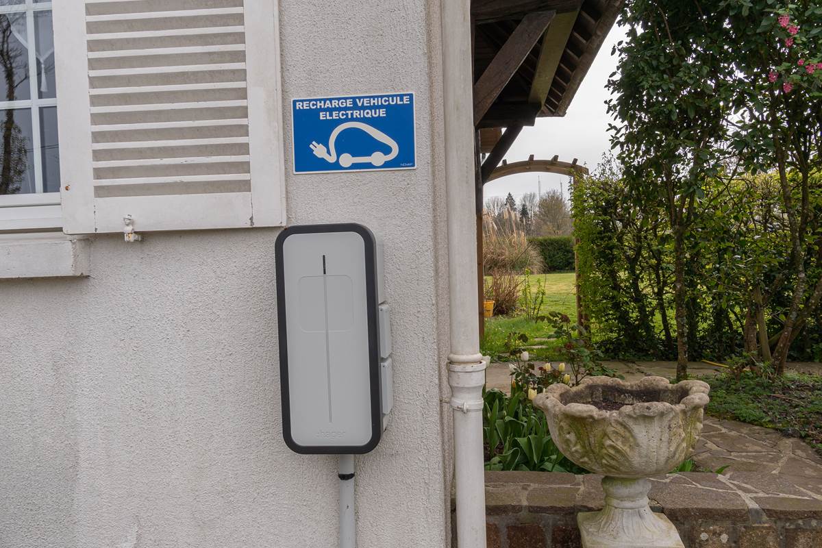 La borne de recharge