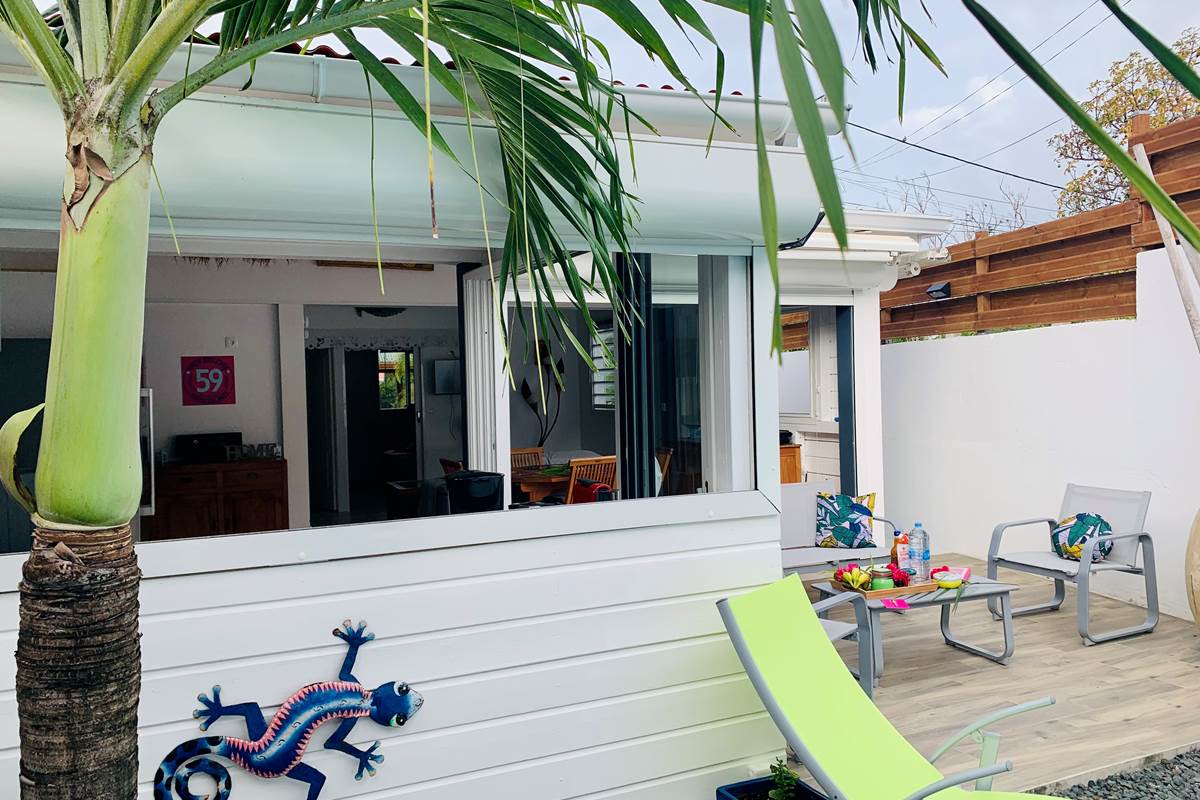 Villa semi-ouverte à l'antillaise !