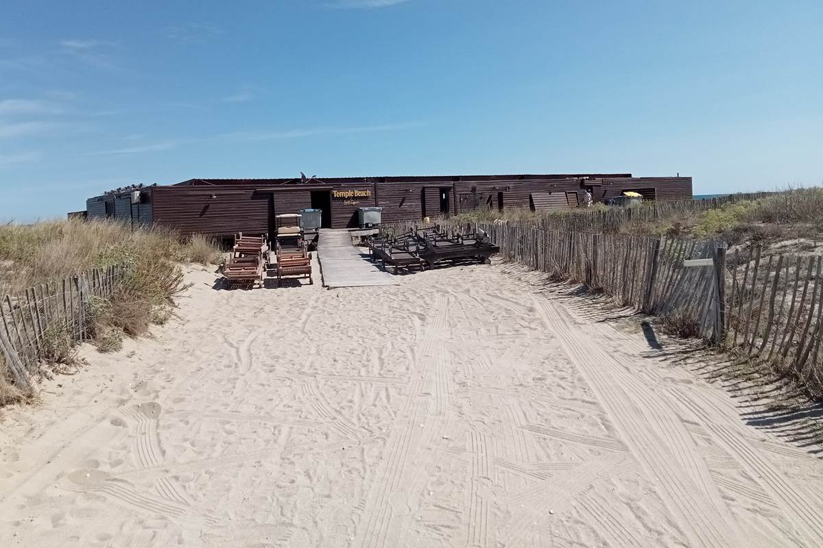 Le Mas Palegry chambres d'hôtes le Temple Beach termine la saison