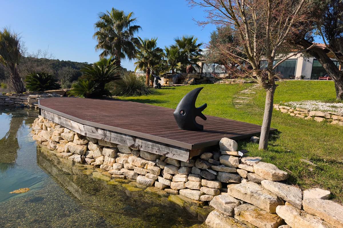 Le Domaine de Jolio - Terrasse Etang