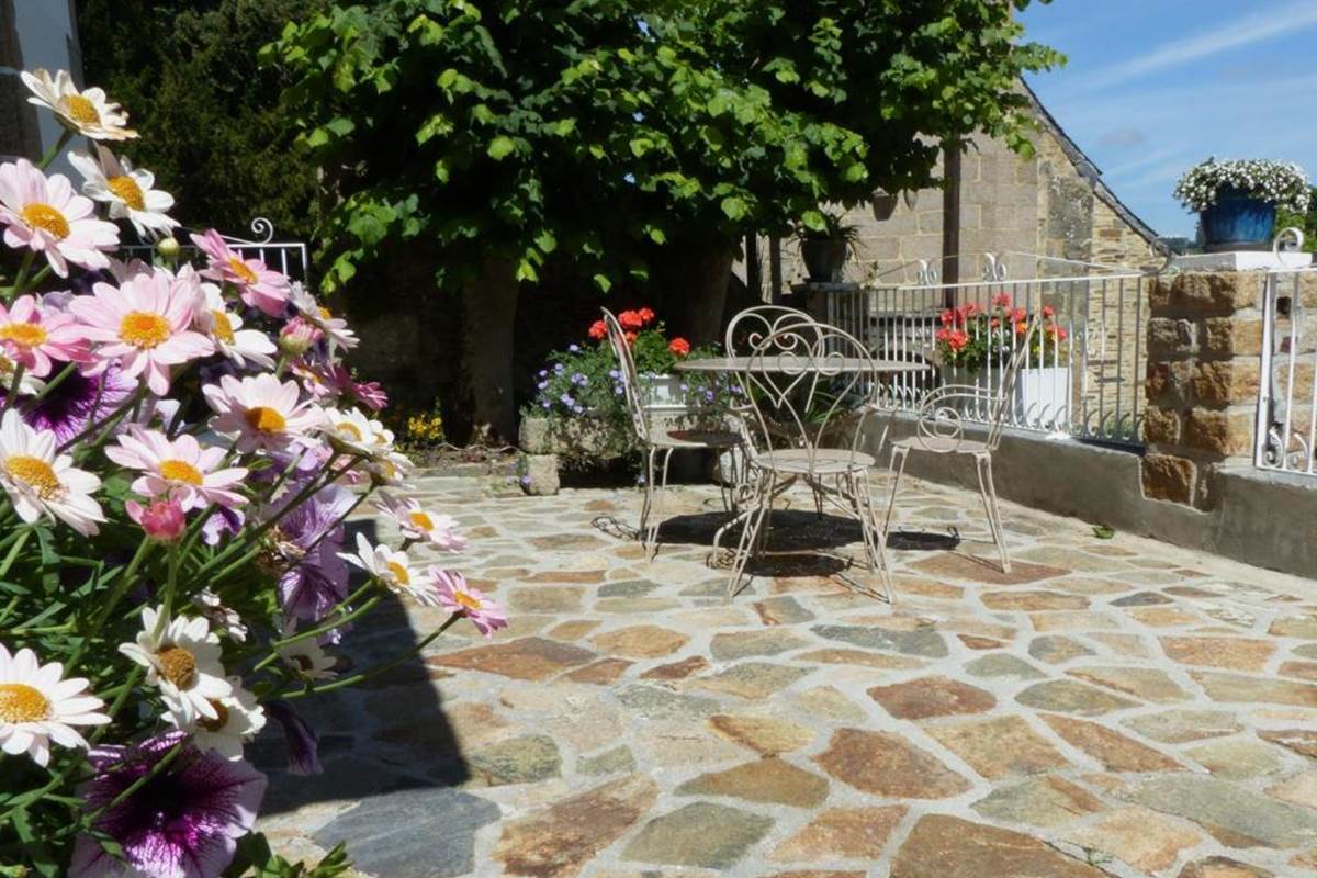 Demeure des tilleuls  terrasse