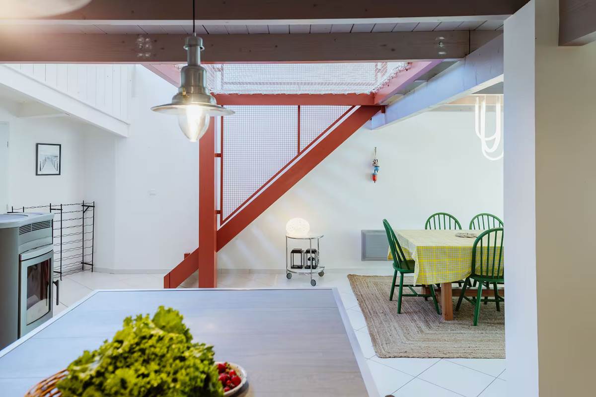 Le Chai Roudoudou, escalier