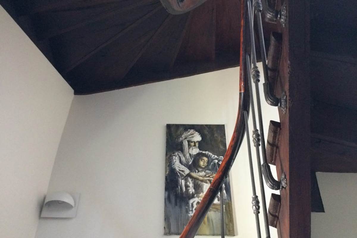 5_ Détail déco de l_escalier de La Terrasse