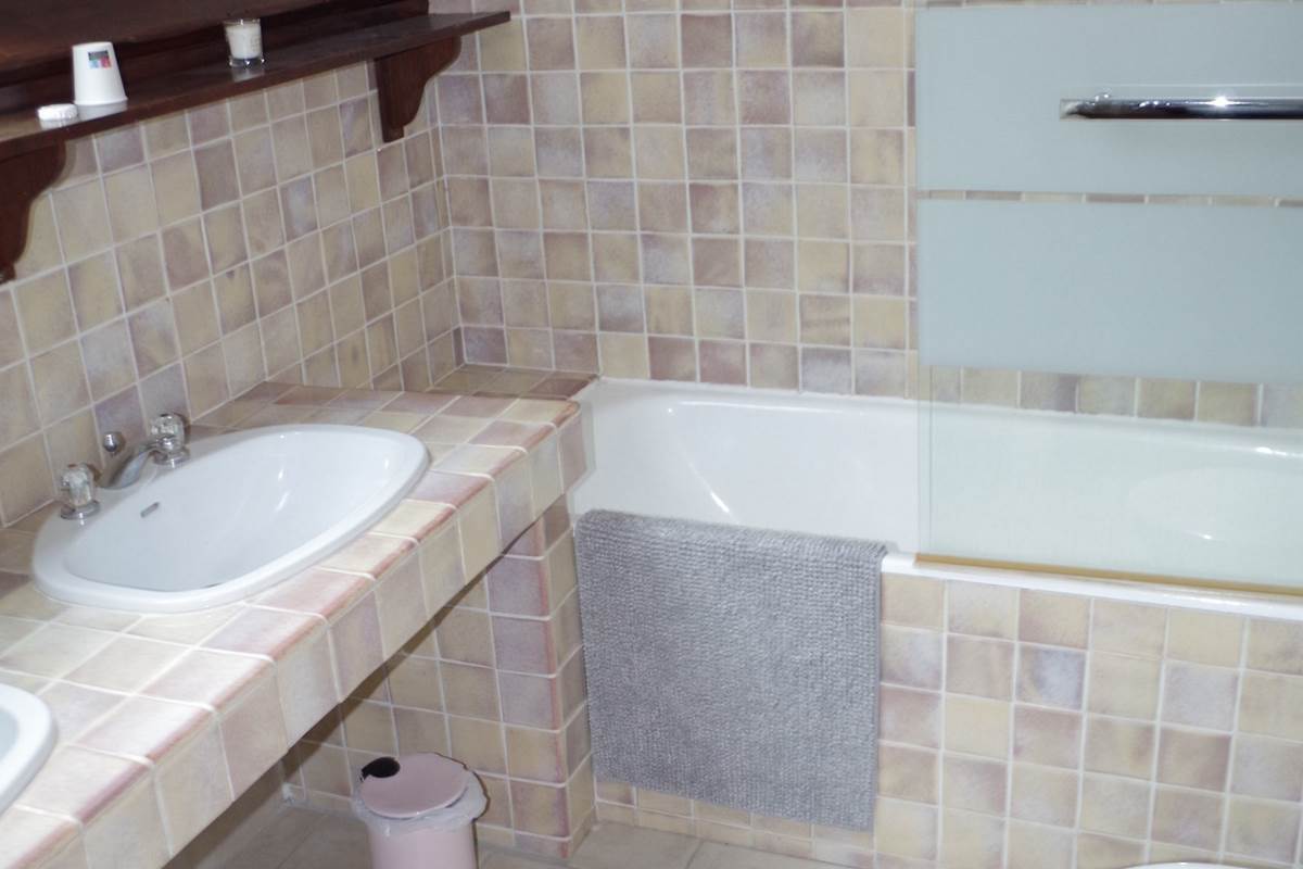 La salle de bain Hortensias