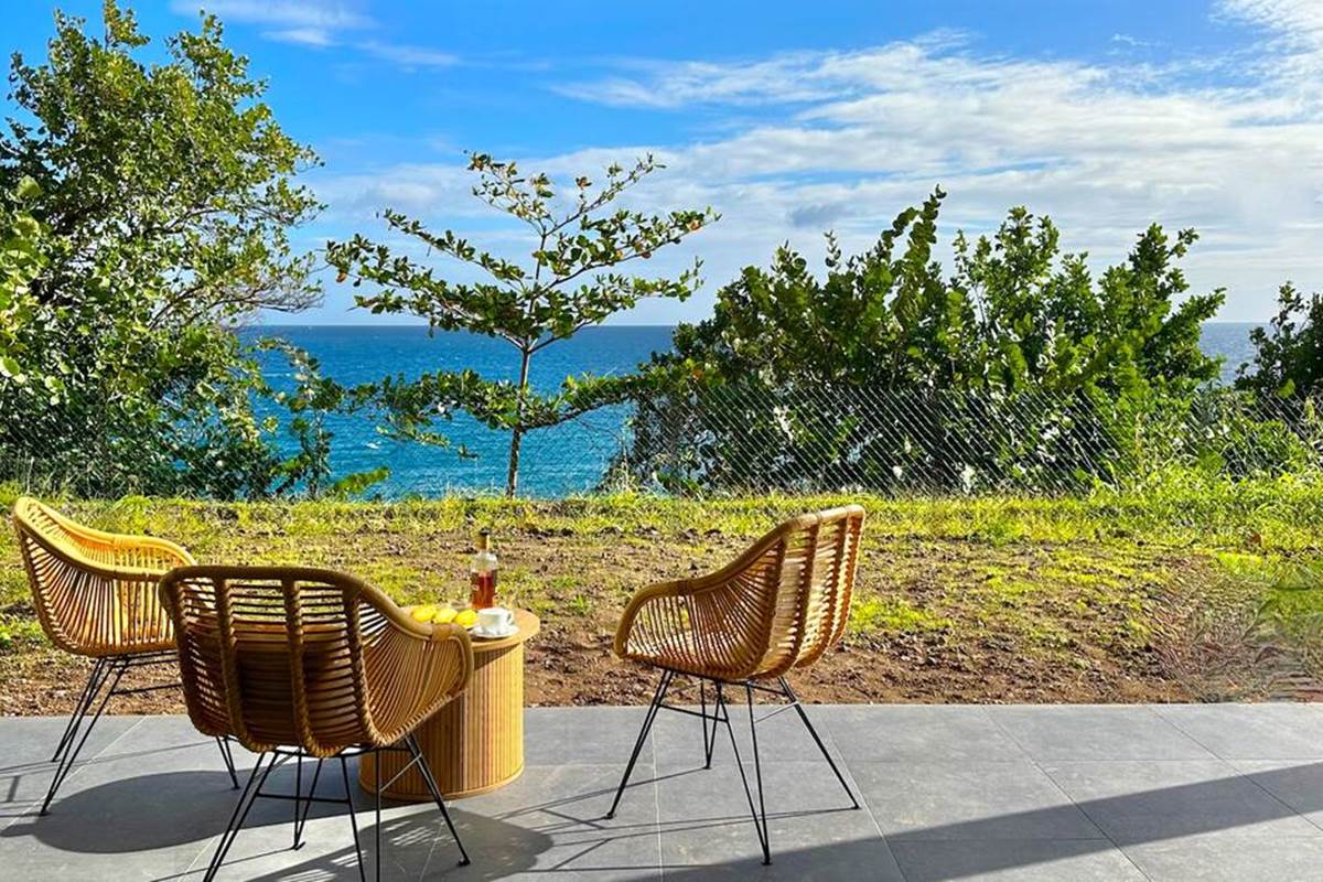 Terrasse vue mer