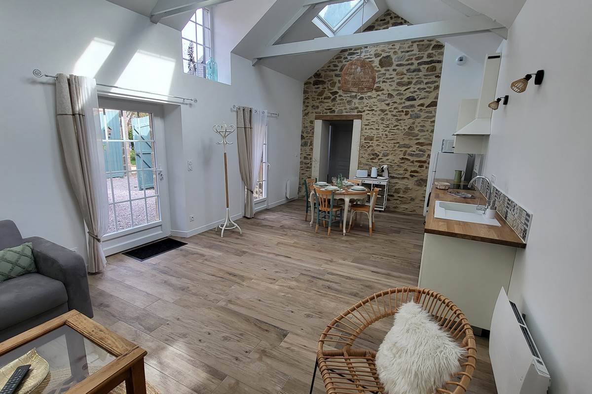 Grande pièce de vie de 40 m²