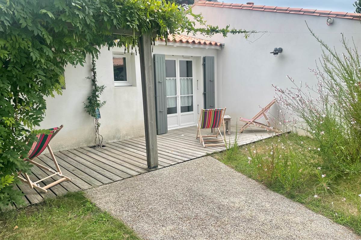 Terrasse côté jardin