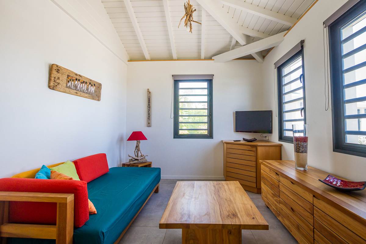 Iguane House villas & Micro Spa Suite Passion salon intérieur