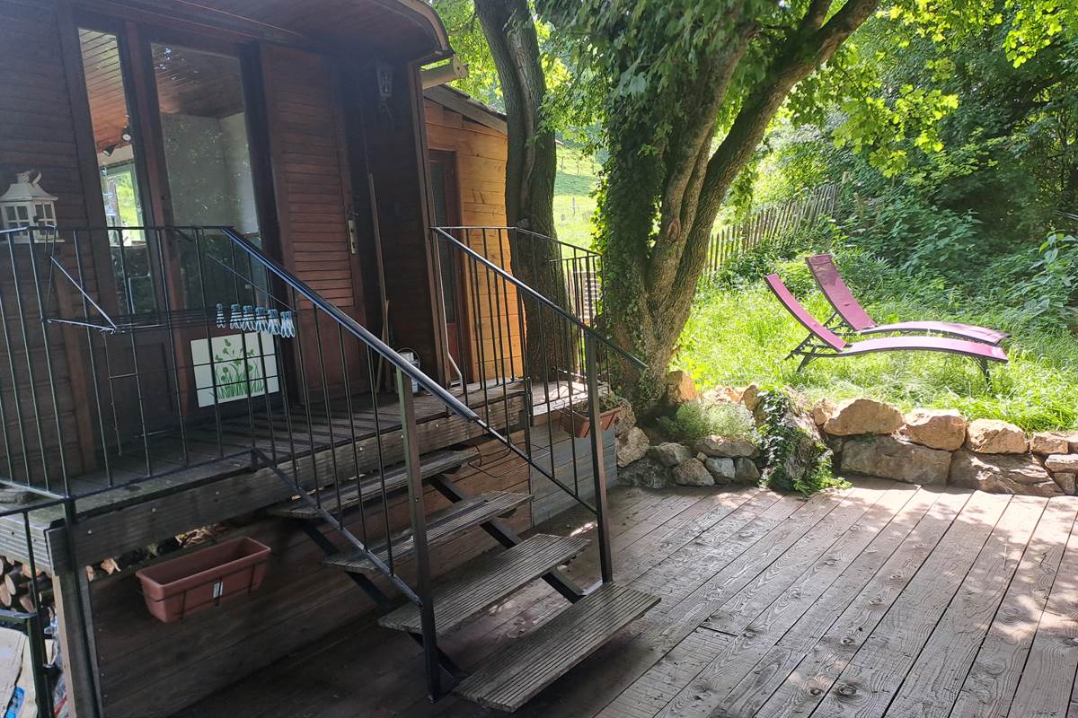 Zone détente avec les transats