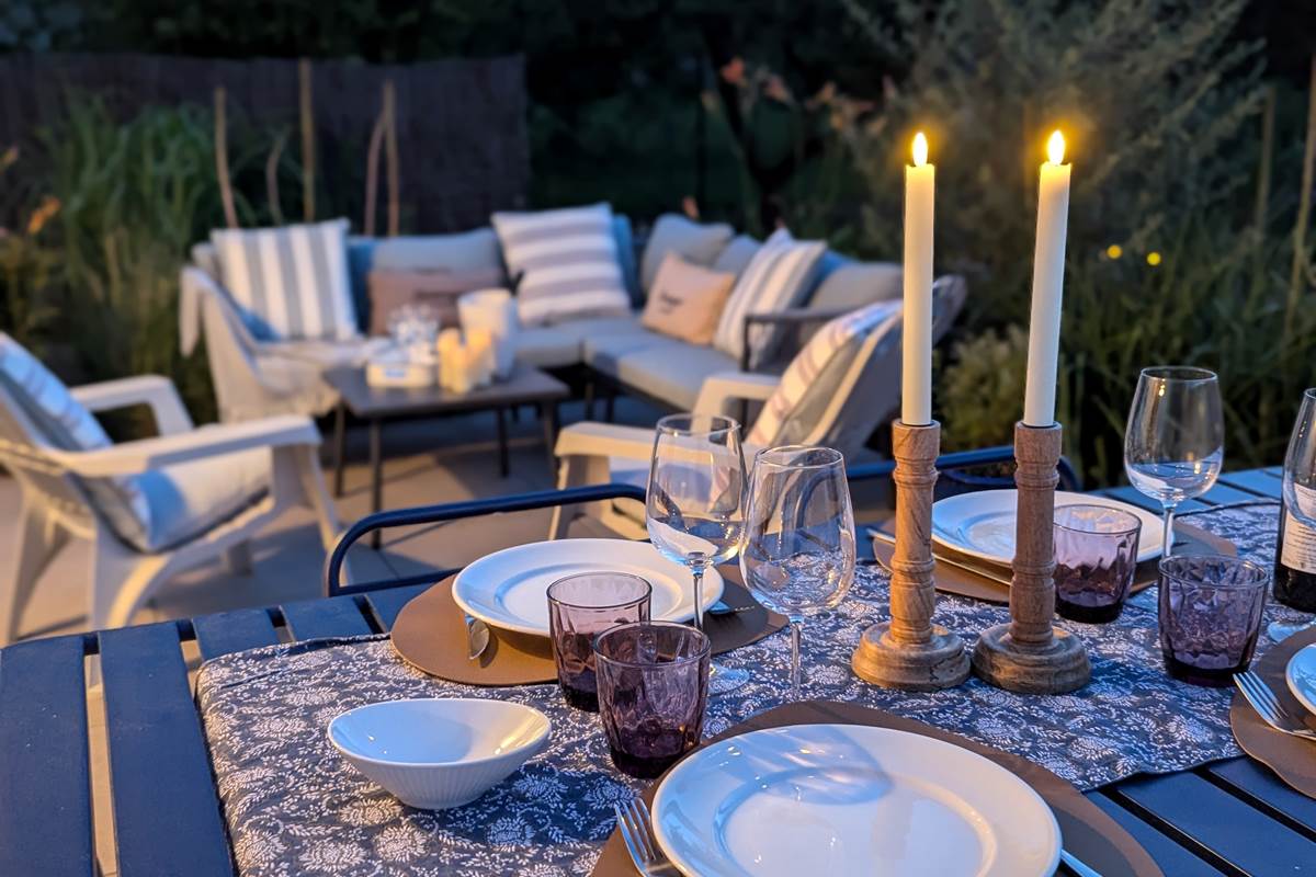 Soirée d'été au Cémarose en Champagne