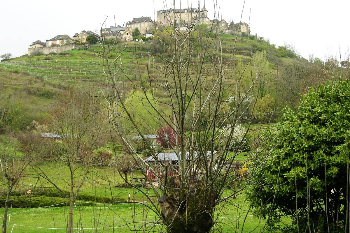 Vue du village de Panat