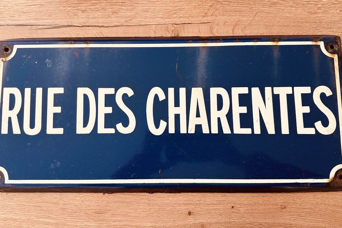Plaque rue Charentes_La Grande Cavalerie