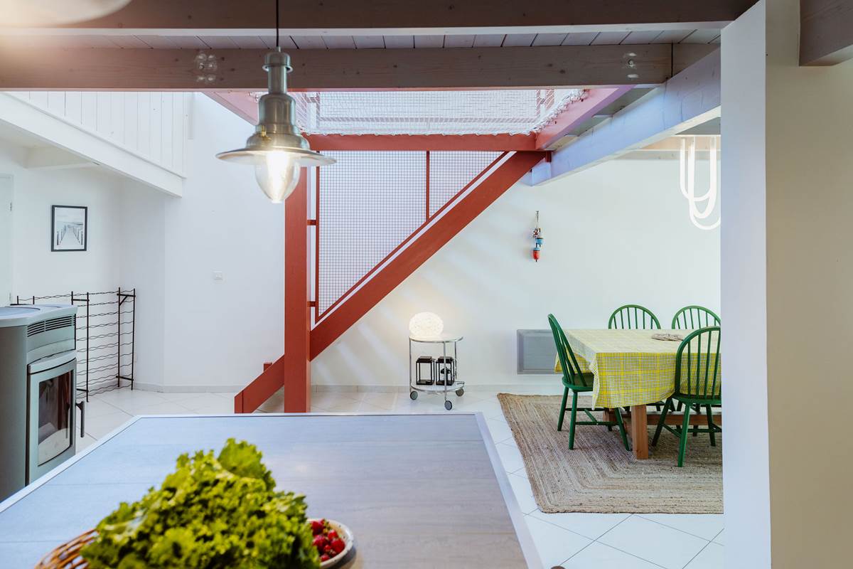 Le Chai Roudoudou, escalier