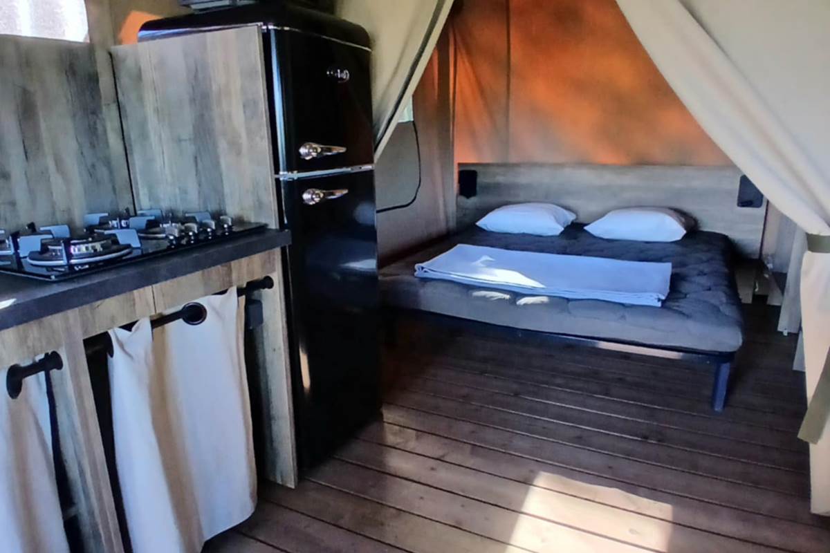 Coin cuisine, Couchage en 160cm