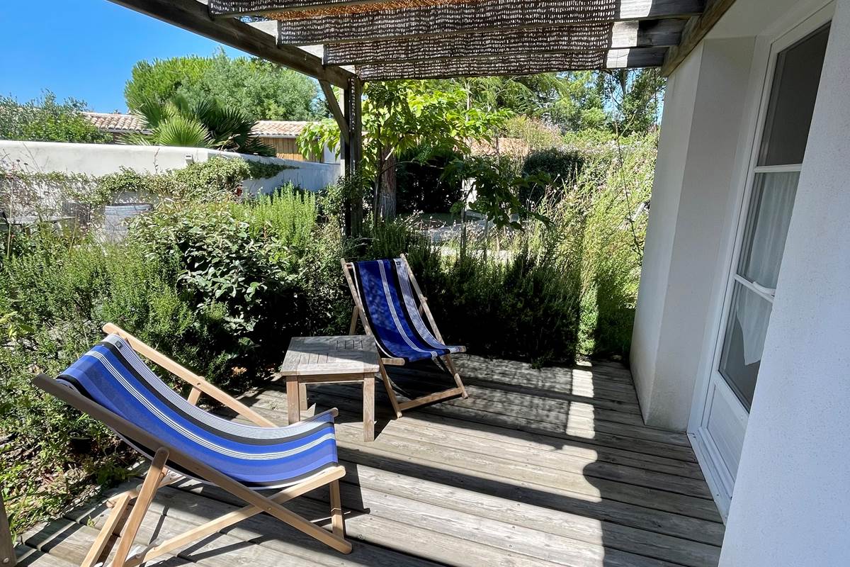 Terrasse soleil couchant