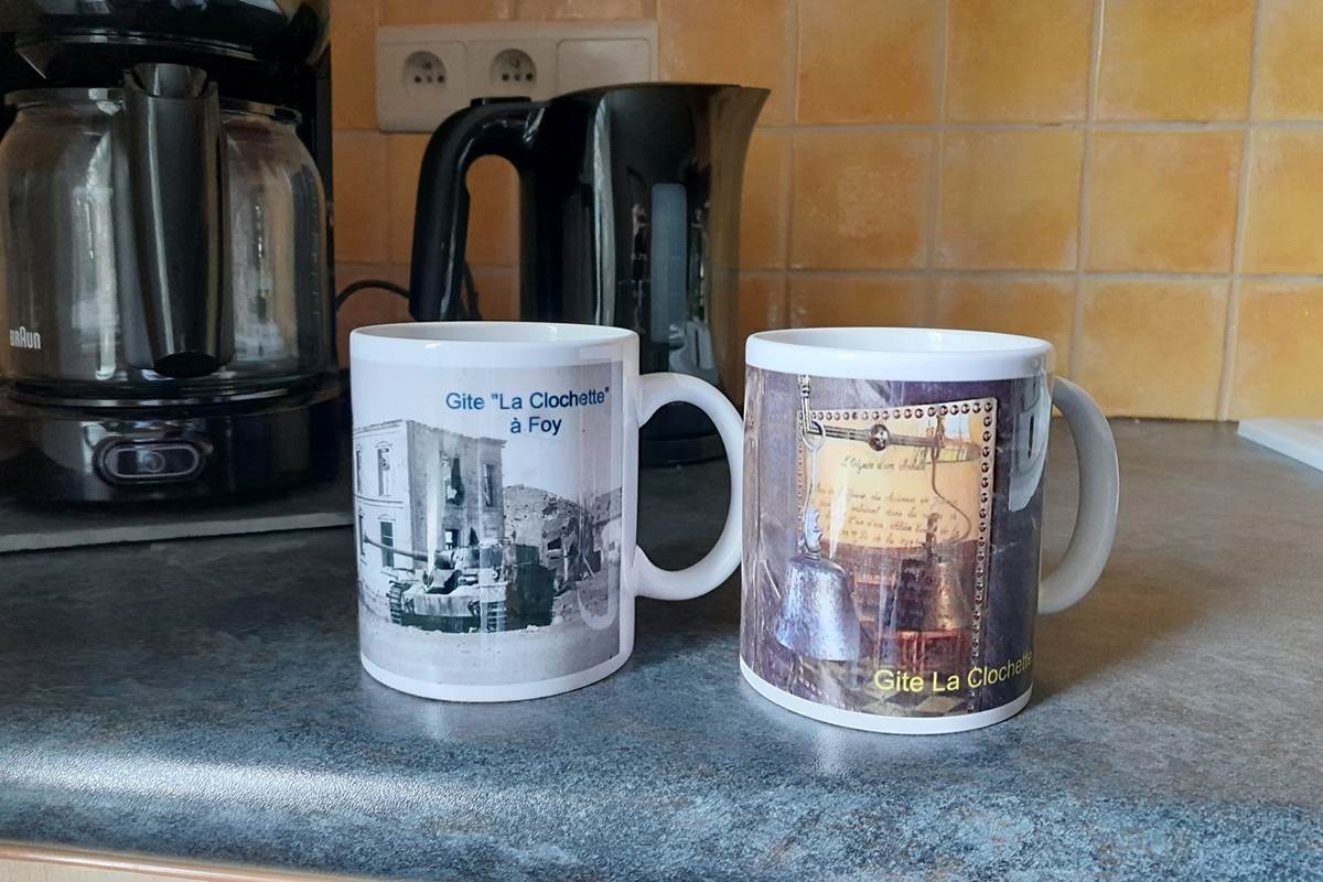 Les mugs de "La Clochette"