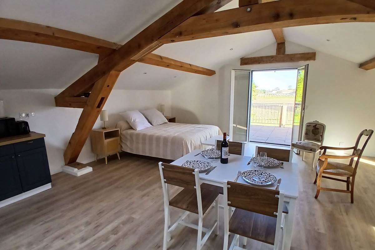 chambre cote jardin
