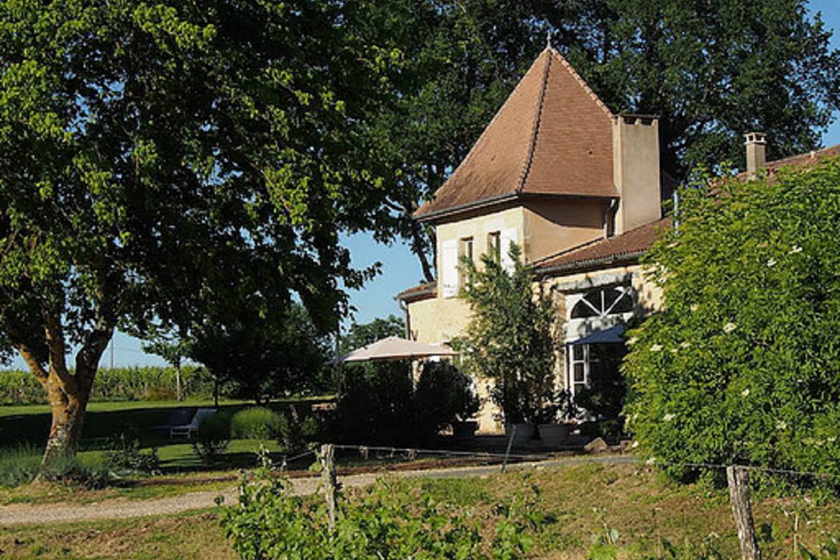 Maison vue des vignes