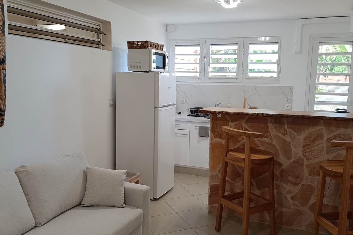 Cuisine ouvert sur le salon