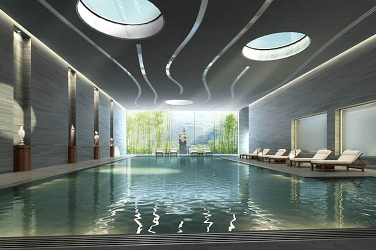 Piscine intérieur by La Mer