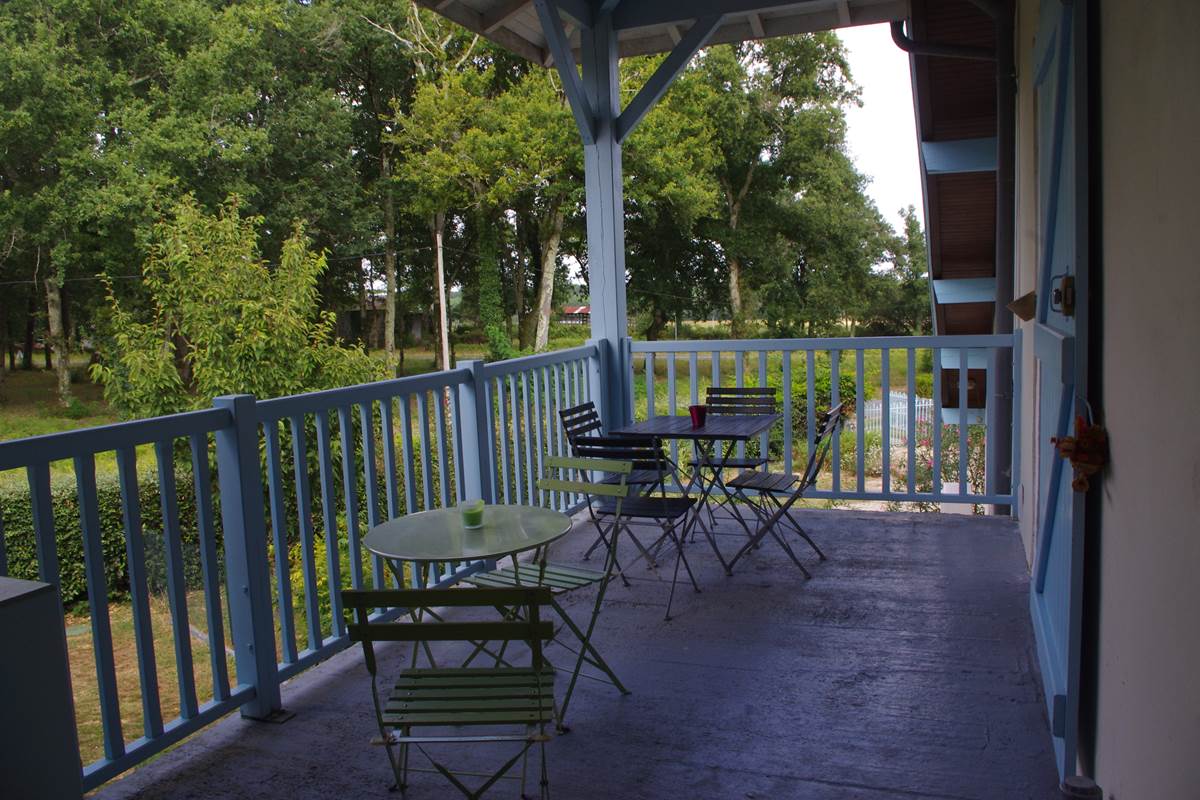 Balcon au niveau des Chambres d'hôtes